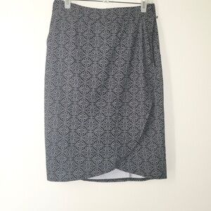 NWT Rip Skirt Hawaii Women's Wrap Black Pearl Batik Size Small